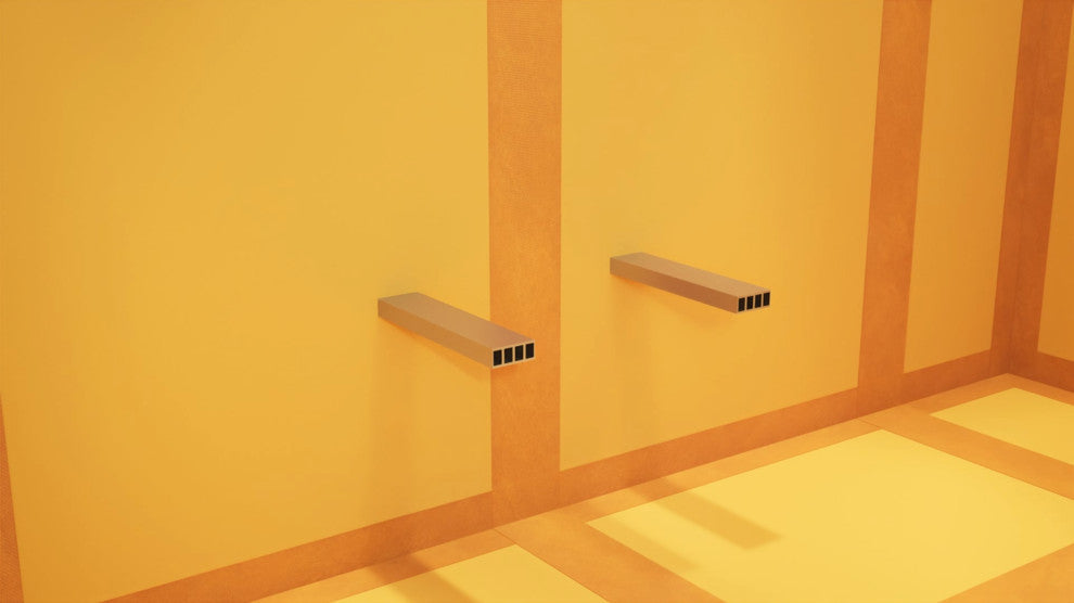 The Original™ Floating Shower Bench Kit with Orange Waterproof XPS Foam Board, 12x18