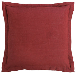 Red Euro Sham, 27"x27"