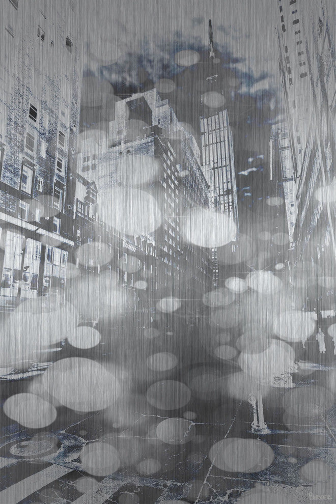 "Skyscraper" Print on Brushed Aluminum, 30"x45"