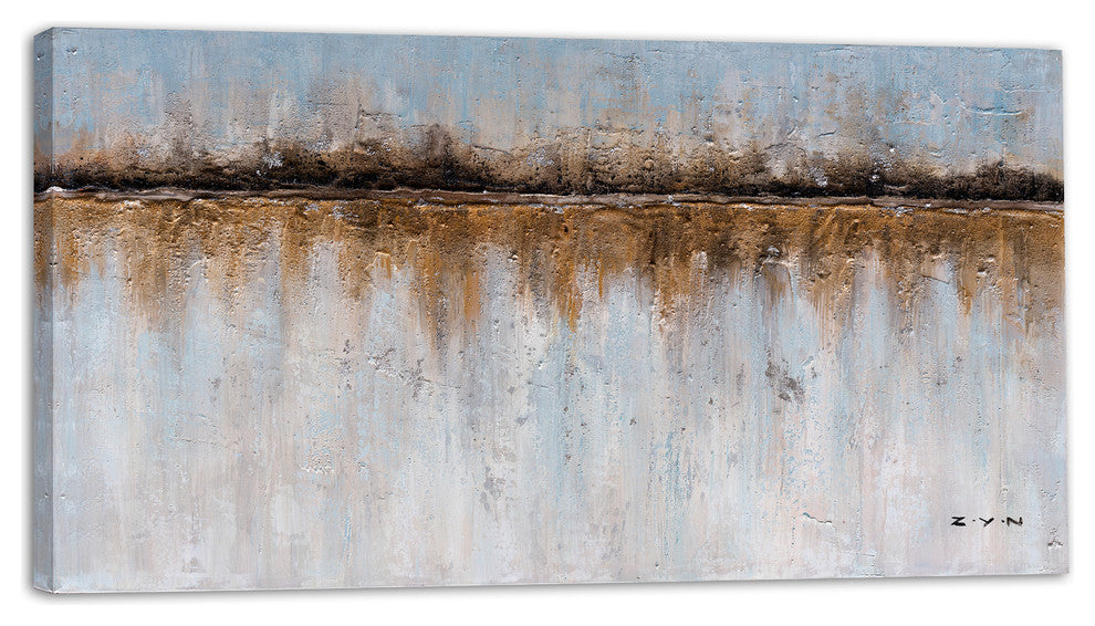 "Abstract Earth Elements" Hand Painted Canvas Artwork Fine Art; Modern Art