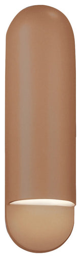 Ambiance Large Capsule Wall Sconce, Adobe, Standard Incandescent