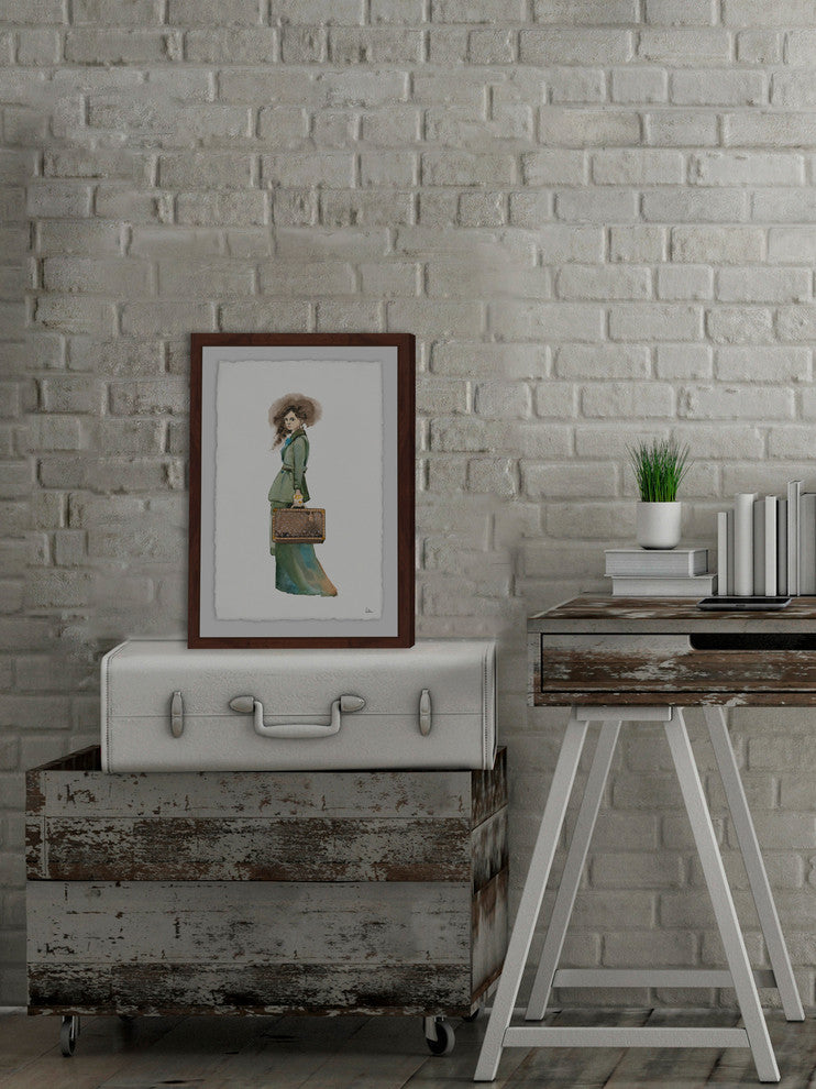 "Come Along" Framed Painting Print, 16"x24"