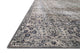 Taupe Stone Teal Navy Printed Polyester Layla Area Rug by Loloi II, 3''-6"x5''-6"