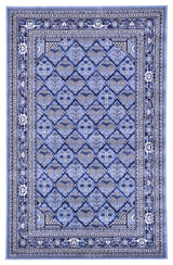 Rug Unique Loom La Jolla Blue Rectangular 5' 0 x 8' 0