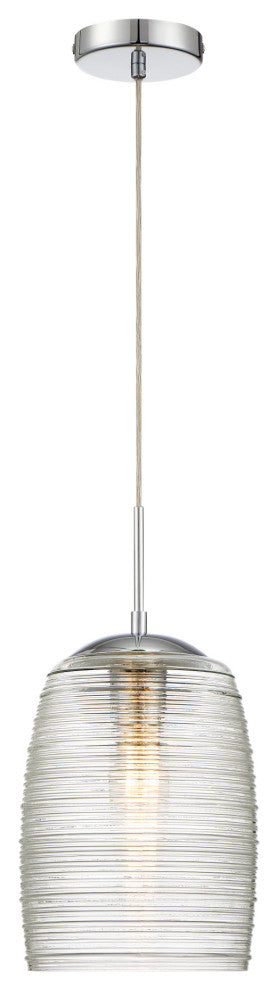 Quoizel QPP2784 Rebound 1 Light 9"W Pendant - Polished Chrome