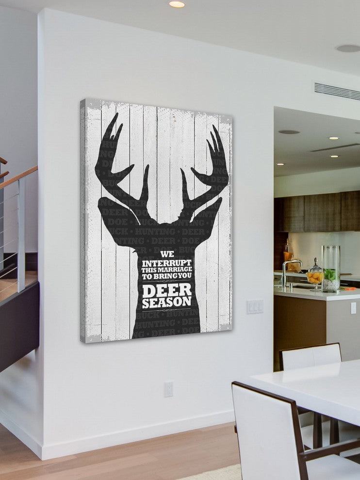 "Deer Season 1" Painting Print on Canvas by Saturday Evening Post