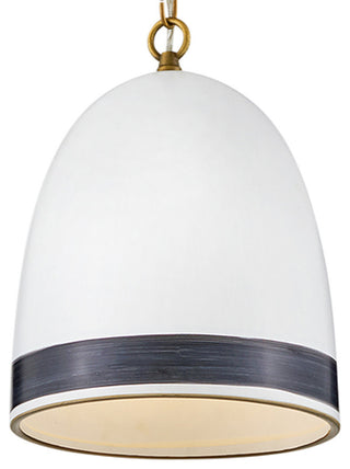 Hinkley Lighting 3364 Nash 10"W Mini Pendant - Heritage Brass / Black