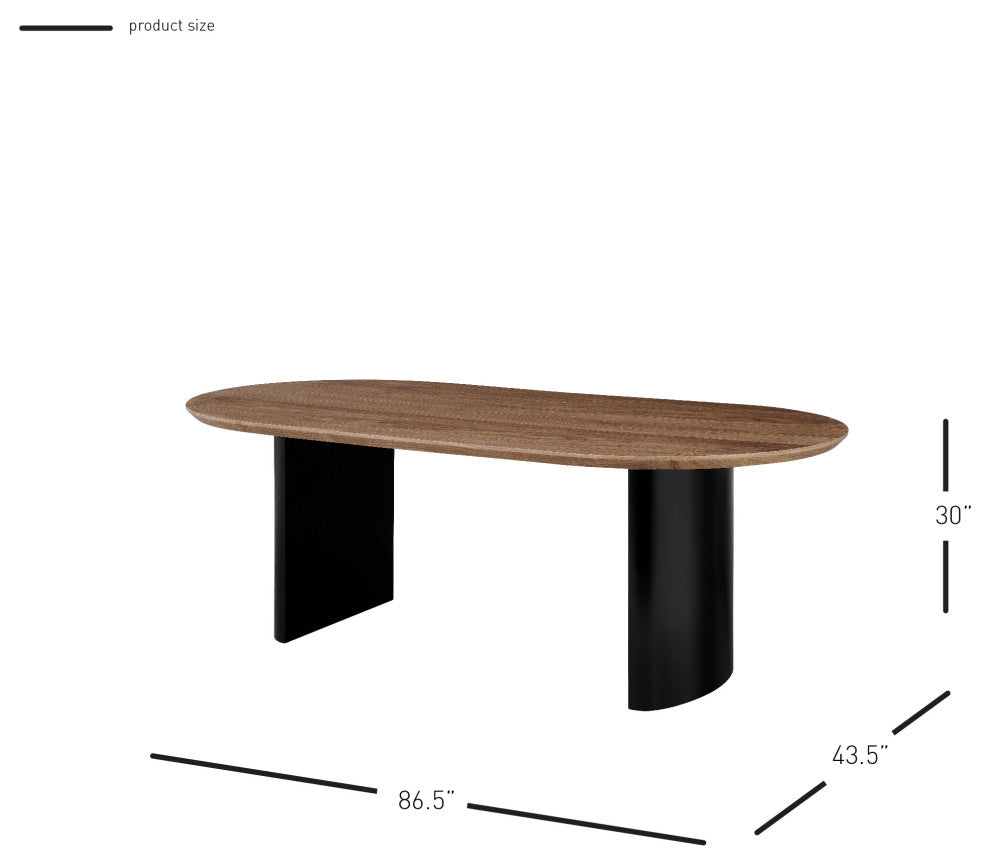 Conway 86.5" Oval Dining Table