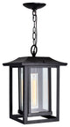 Winfield 1 Light Black Outdoor Hanging Light