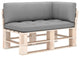 Vidaxl Pallet Sofa Cushions 3-Piece Gray