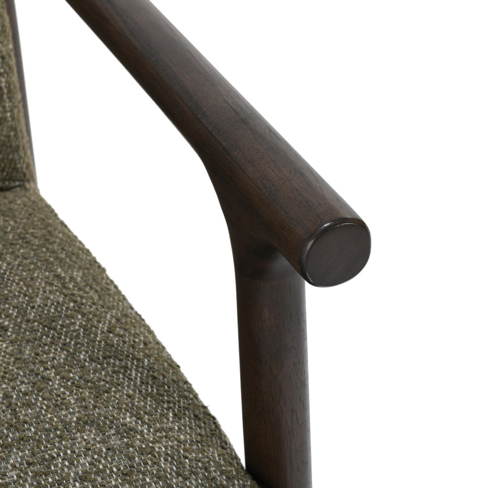 Kosas Home Lucia Green Boucle Swivel Accent Chair