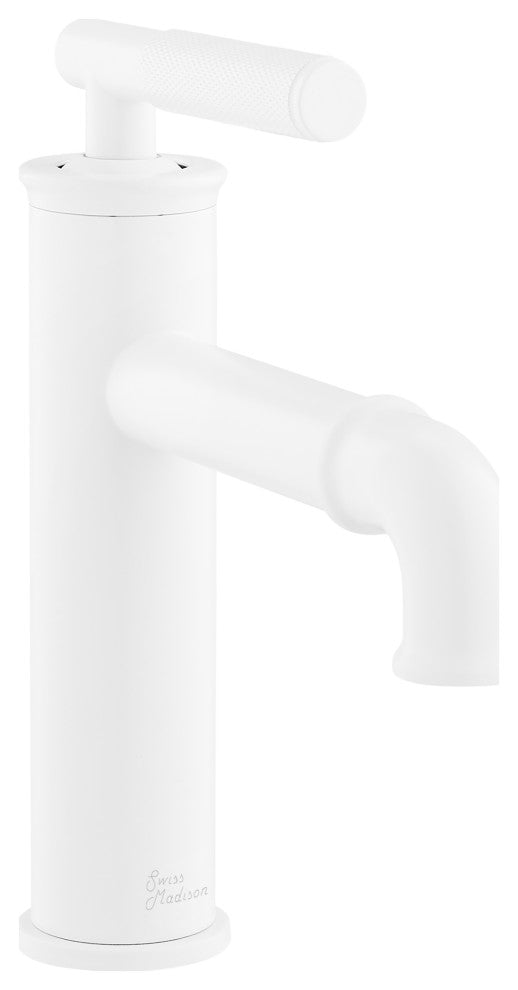 Avallon Single Hole, Single-Handle Sleek, Bathroom Faucet, Matte White