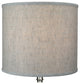 Fenchel Shades, 14"x14"x12" Spider Attachment Drum Lamp Shade, Deisgner