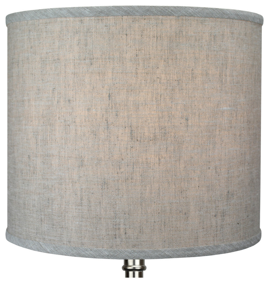 Fenchel Shades, 14"x14"x12" Spider Attachment Drum Lamp Shade, Deisgner
