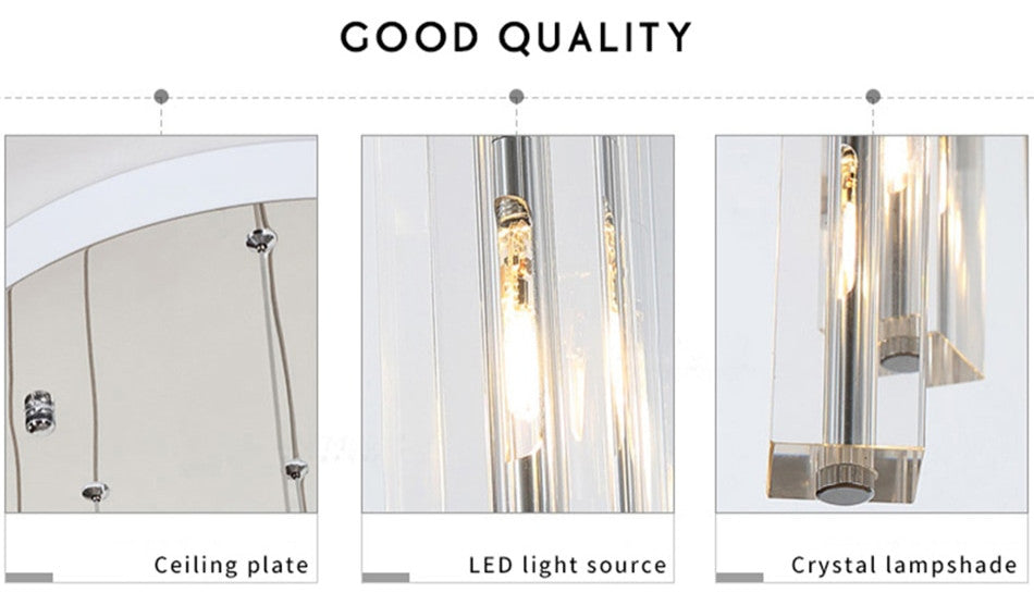 Cannes | Staircase Pendant Crystal Long Light Fixture, 30 Lights