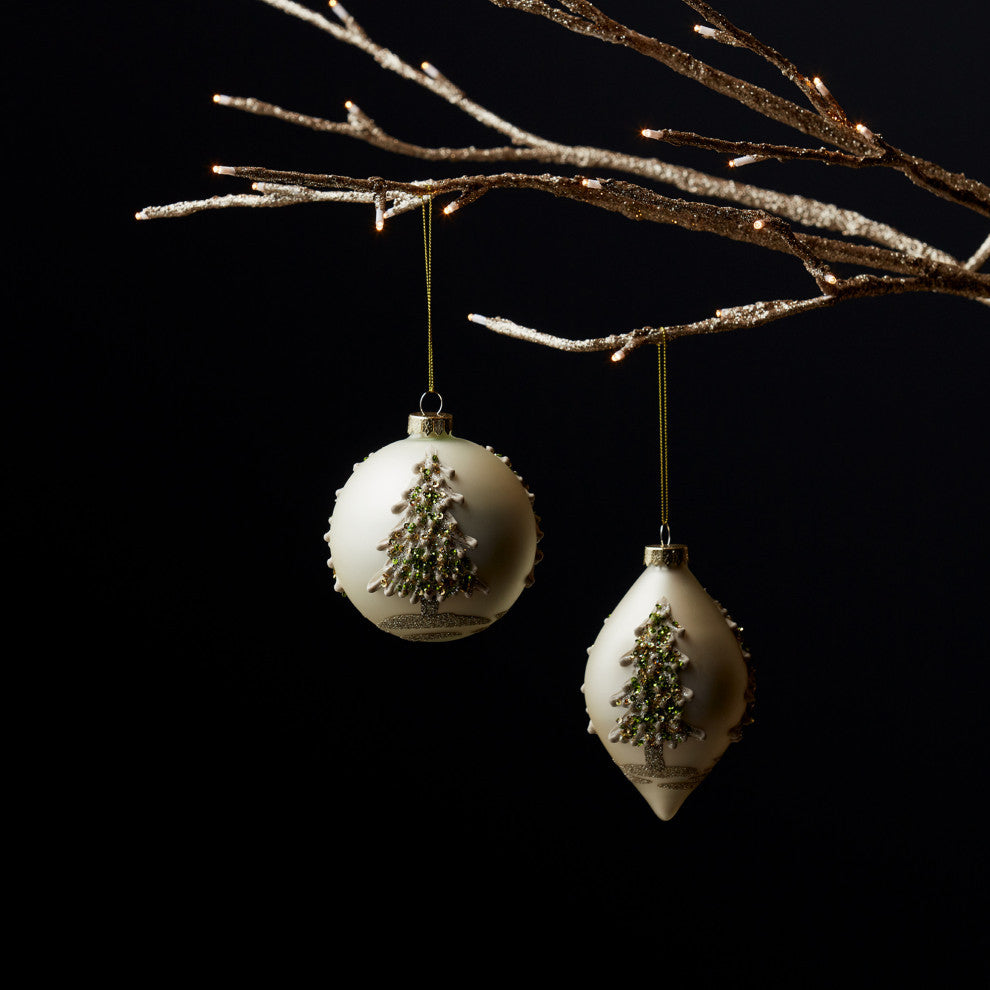 Glass Ornament, 6-Piece Set