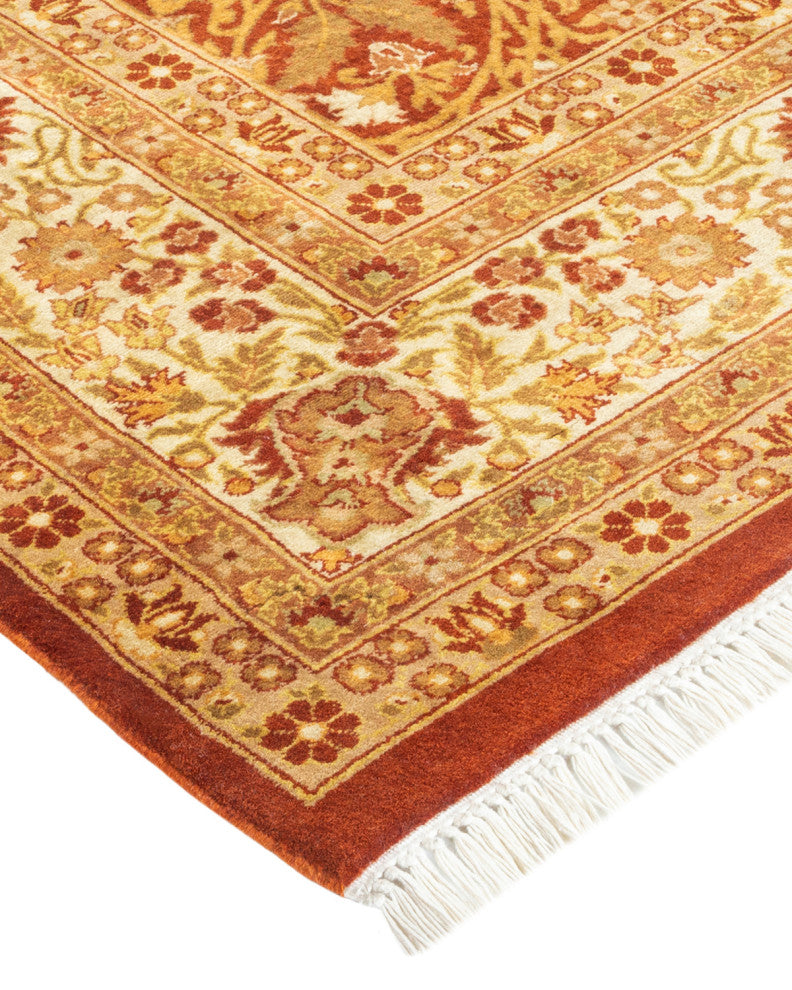 Mogul, One-of-a-Kind Hand-Knotted Runner Orange, 6'1"x14'1"