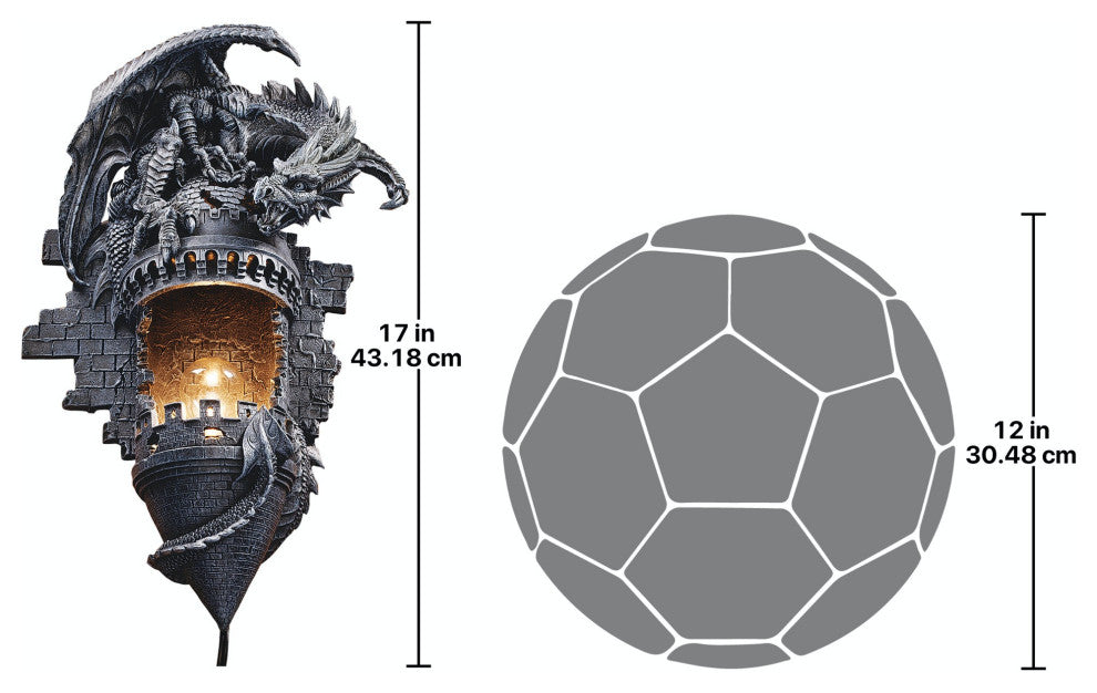Dragons Castle Lair Sconce