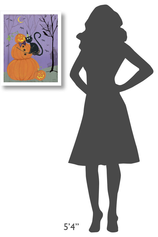 "Happy Haunting IV" Digital Paper Print by Anne Tavoletti, 18"x22"