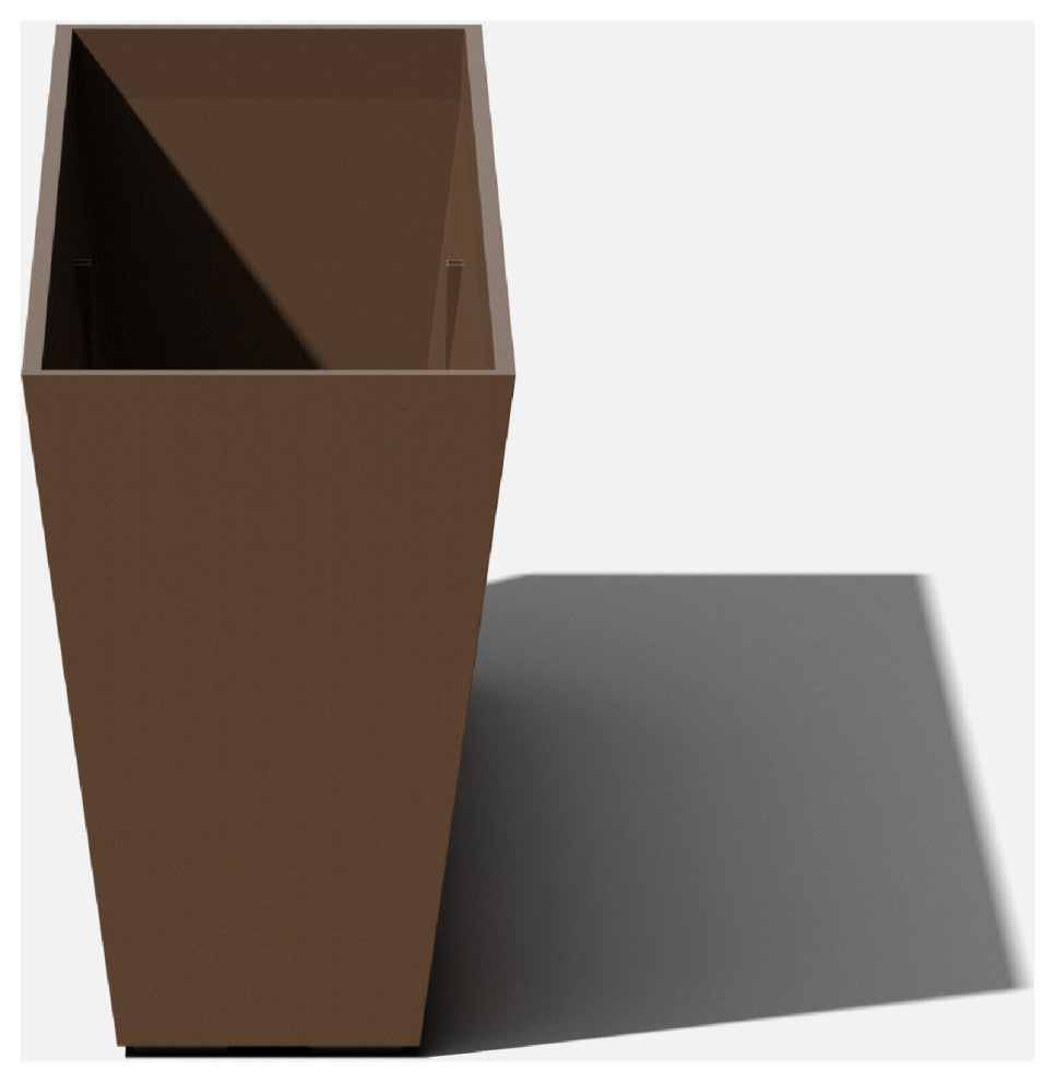 Midori Trough Planter, Espresso, 31 Inch, 2 Pack