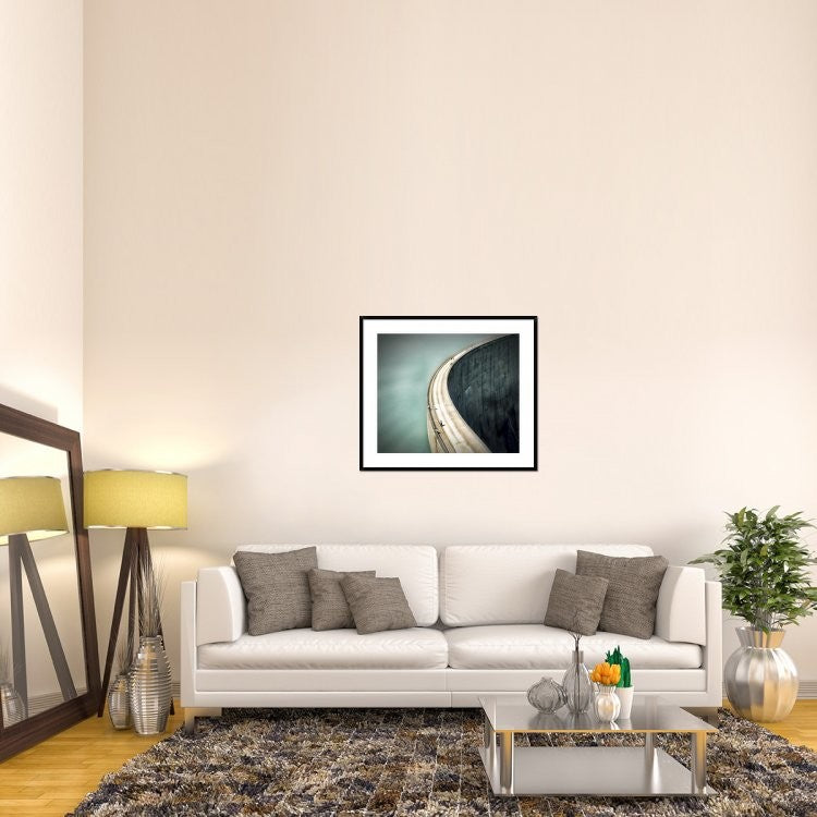 "The Dam" Framed Digital Print by Anna Cseresnjes, 38x33"