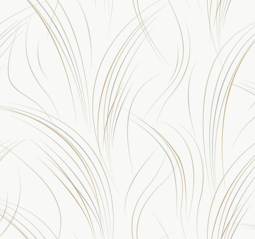 White Graceful Wisp Wallpaper