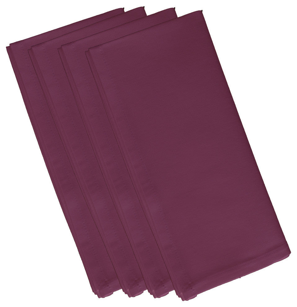 Solid Napkin, Plum, Set of 4