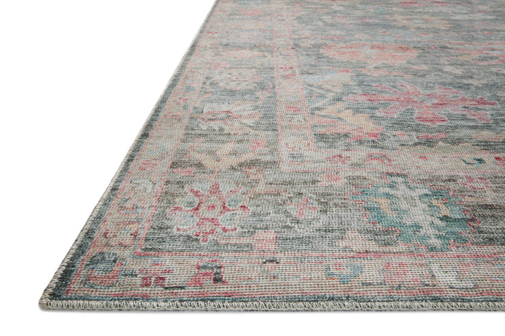 Loloi II Elysium Graphite / Multi 3'-0" x 3'-0" Round Accent Rug