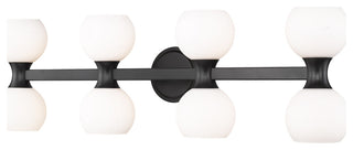 Z-LITE 8-Light Vanity, Matte Black