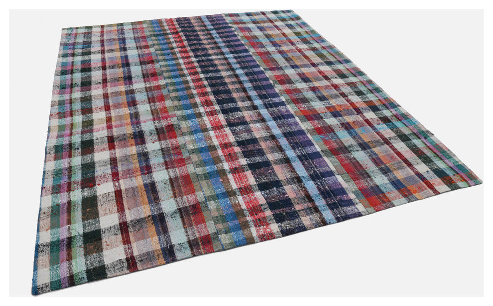 Rug N Carpet - Handmade Turkish 8' 5'' x 10' 0'' Vintage Patchwork Kilim Rug
