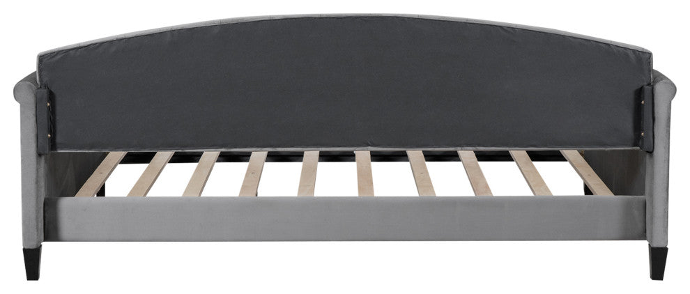 Gewnee Modern Luxury Tufted Button Daybed,Full in Gray