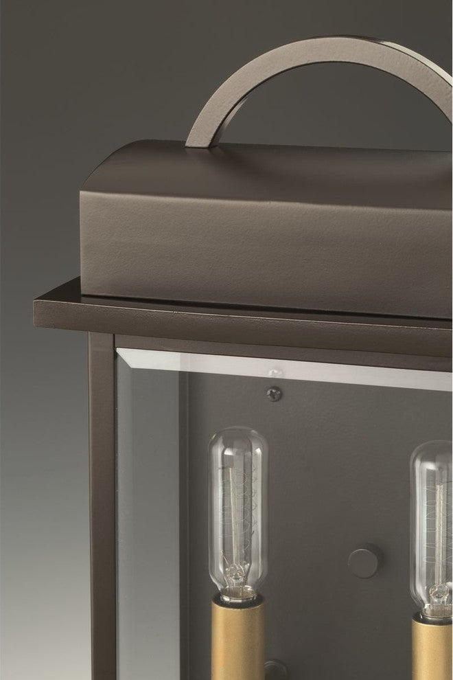 Santee 3-Light Large Wall Lantern, Antique Bronze