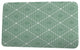 Upscale Getaway Dots and Dashes Geometric Print Bath Mat, Green, 17"x24"