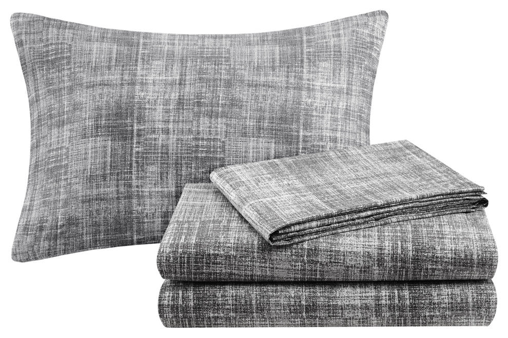 Madison Park Microfiber Printed 7-Piece Comforter Set, Twin