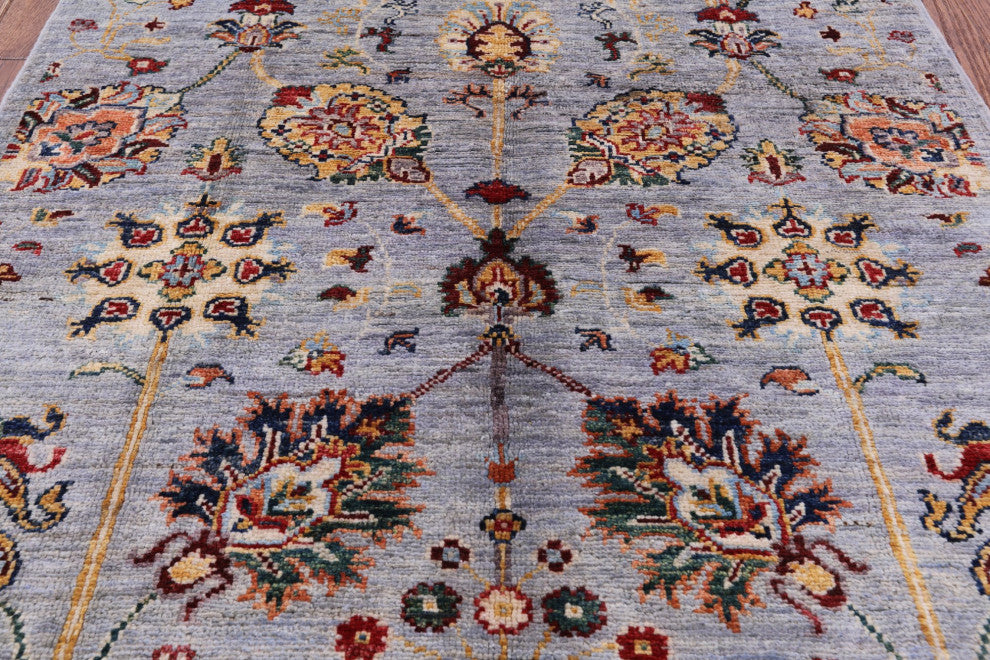 2' 7" X 4' 0" Persian Tabriz Hand-Knotted Wool Rug Q8421