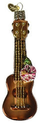 Old World Christmas Ukulele Blown Glass Ornament