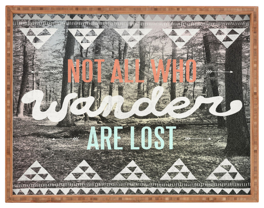 Wesley Bird Wander Rectangular Tray