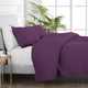 Bare Home Diamond Stitched Coverlet Set, Plum, Full/Queen