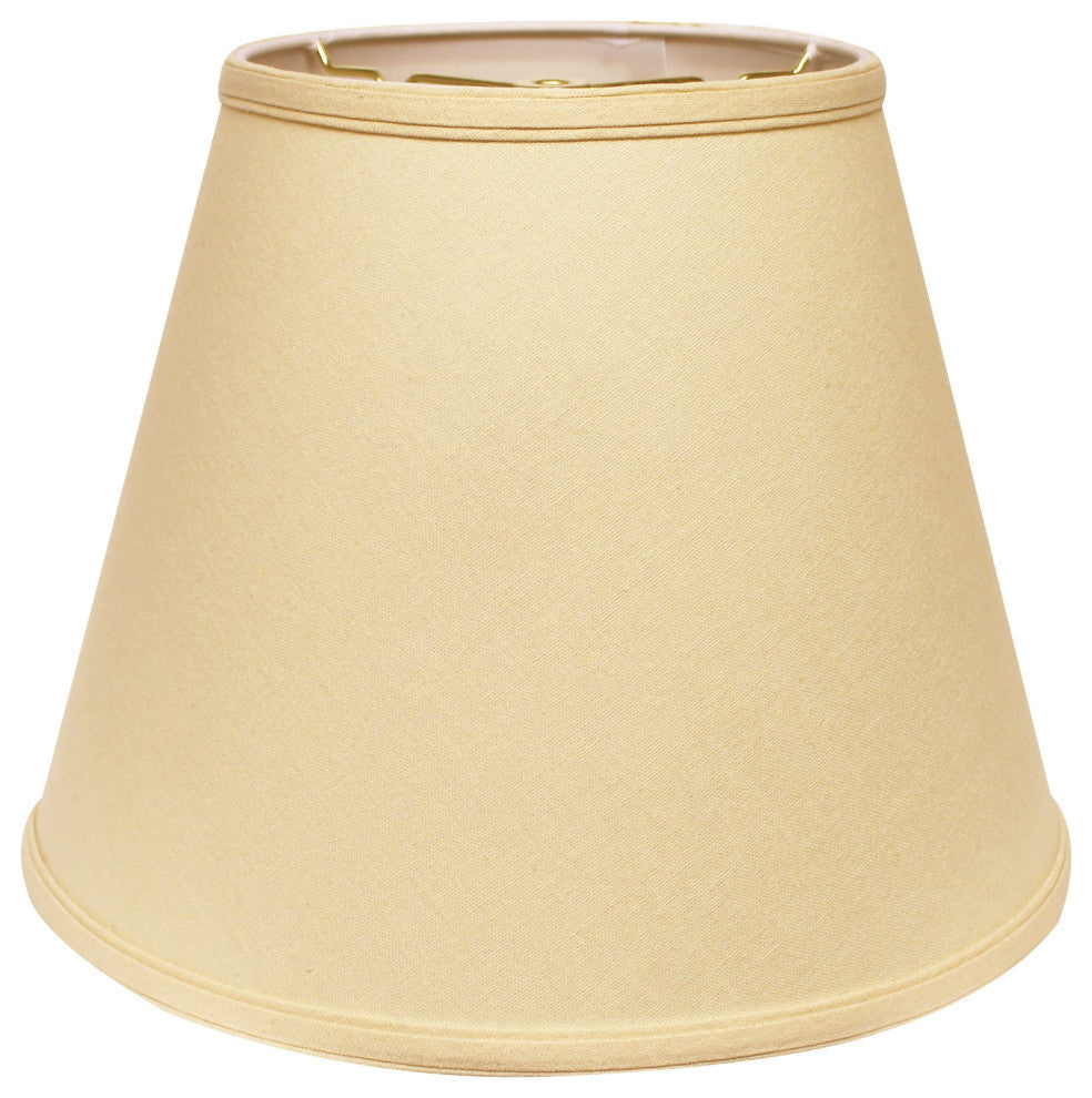 16" Parchment Biege Empire Deep Slanted Linen Lampshade