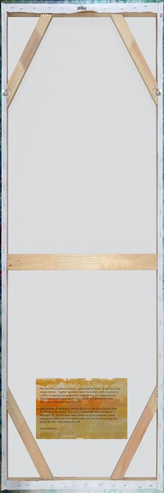 Marmont Hill, "Upon a Rhinoceros" by Janet Nelson Print on Wrapped Canvas, 15x45