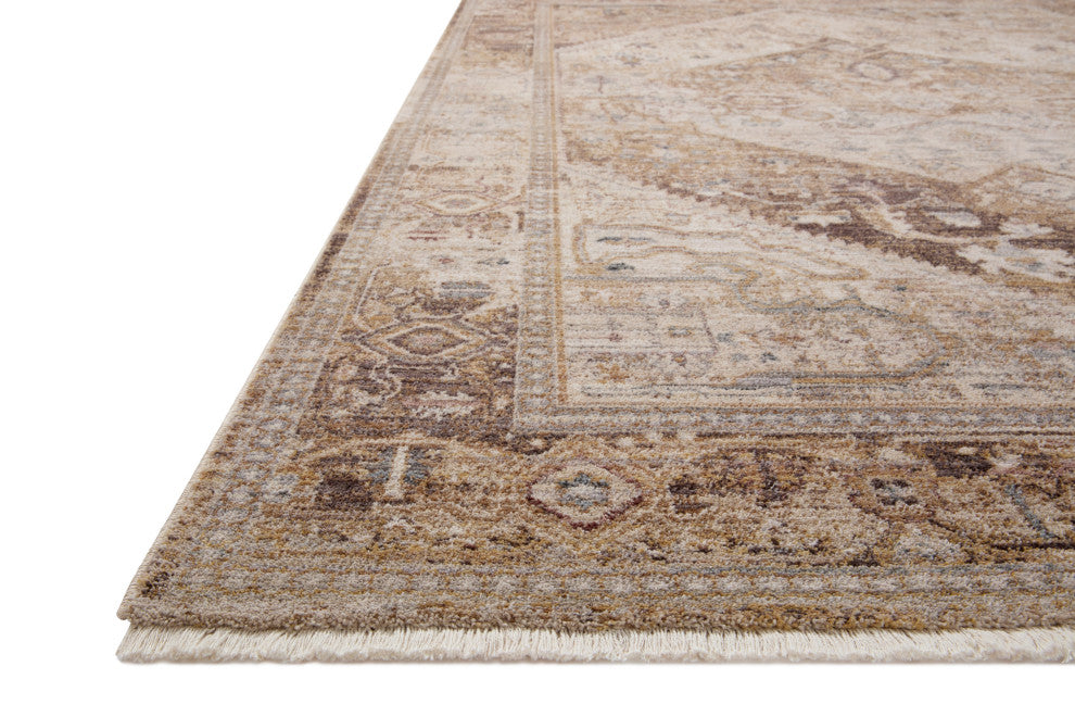 Loloi Lyra Natural / Mocha 2'-7" x 10'-0" Runner Rug