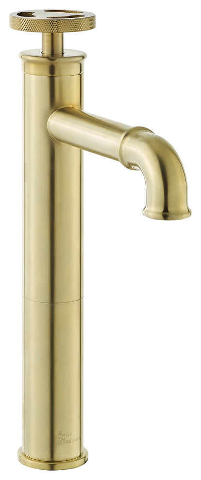 Avallon 12" Single Handle, Bathroom Faucet, Brushed Gold