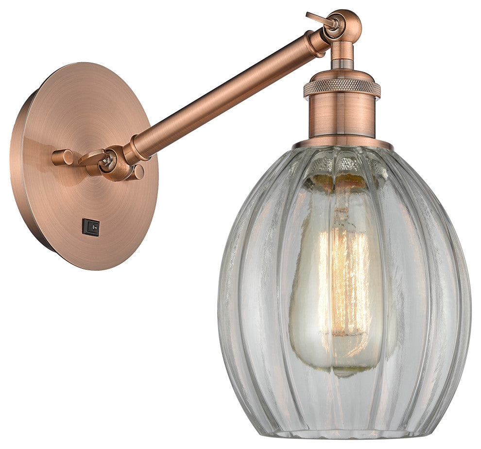 Innovations 317-1W-AC-G82 1-Light Sconce, Antique Copper