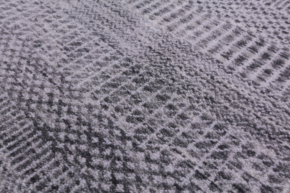 5' 0" X 8' 2" Savannah Grass Wool and Silk Hand-Knotted Rug Q11941