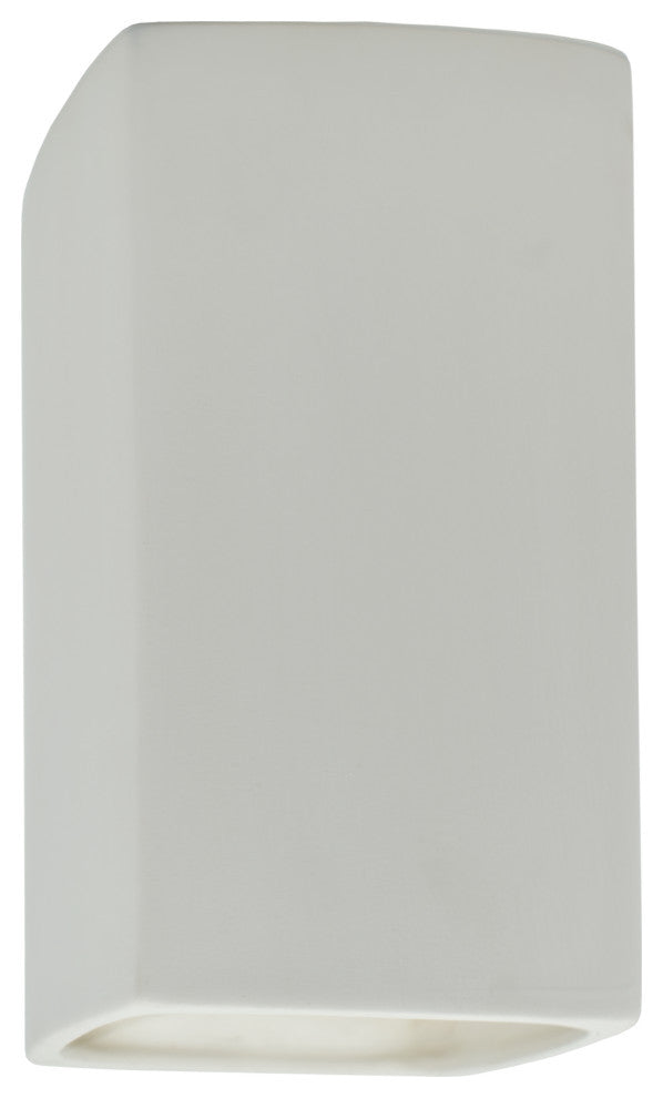 Ambiance, Small Rectangle, Closed Top, Outdoor, Wall Sconce, E26 Incandescent, Bisque