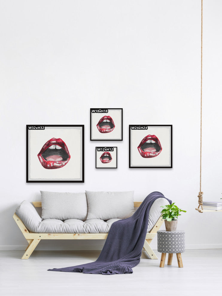 "Bittersweet" Framed Painting Print, 32x32