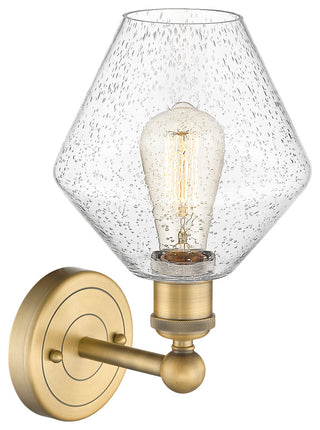Edison Cindyrella 1-Light 8" Sconce, Brushed Brass, Seedy Shade