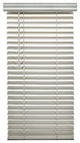 2" Cordless Fauxwood, Smooth Snow White, 72x84
