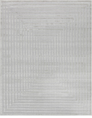 Indoor/Outdoor Claudia 8'x10' Rectangle Ashed Area Rug