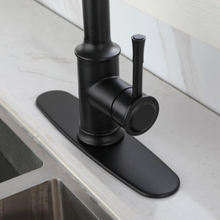 Touch Kitchen Sink Faucet With Pull Down Sprayer, Single-Handle, Matte Black